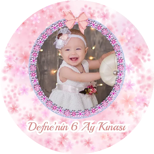 Kına Temalı Yuvarlak Açacak Magneti